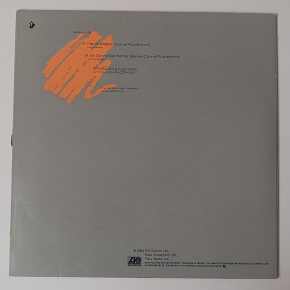 Genesis - Mama vinyl record, 1983 original record, first pressing - Picture 3 of 11